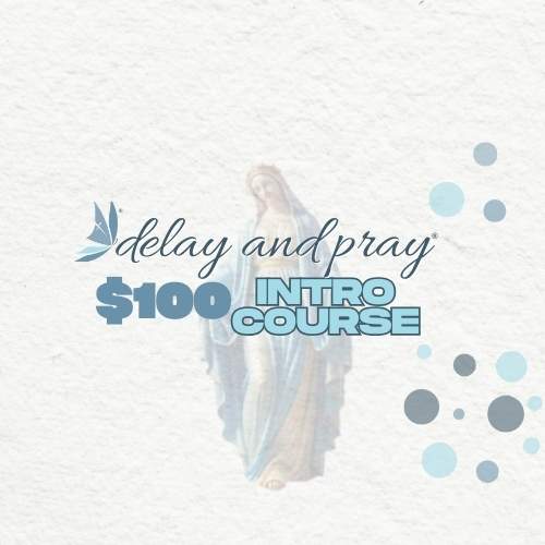 Keep Fasting Image with water and a Rosary