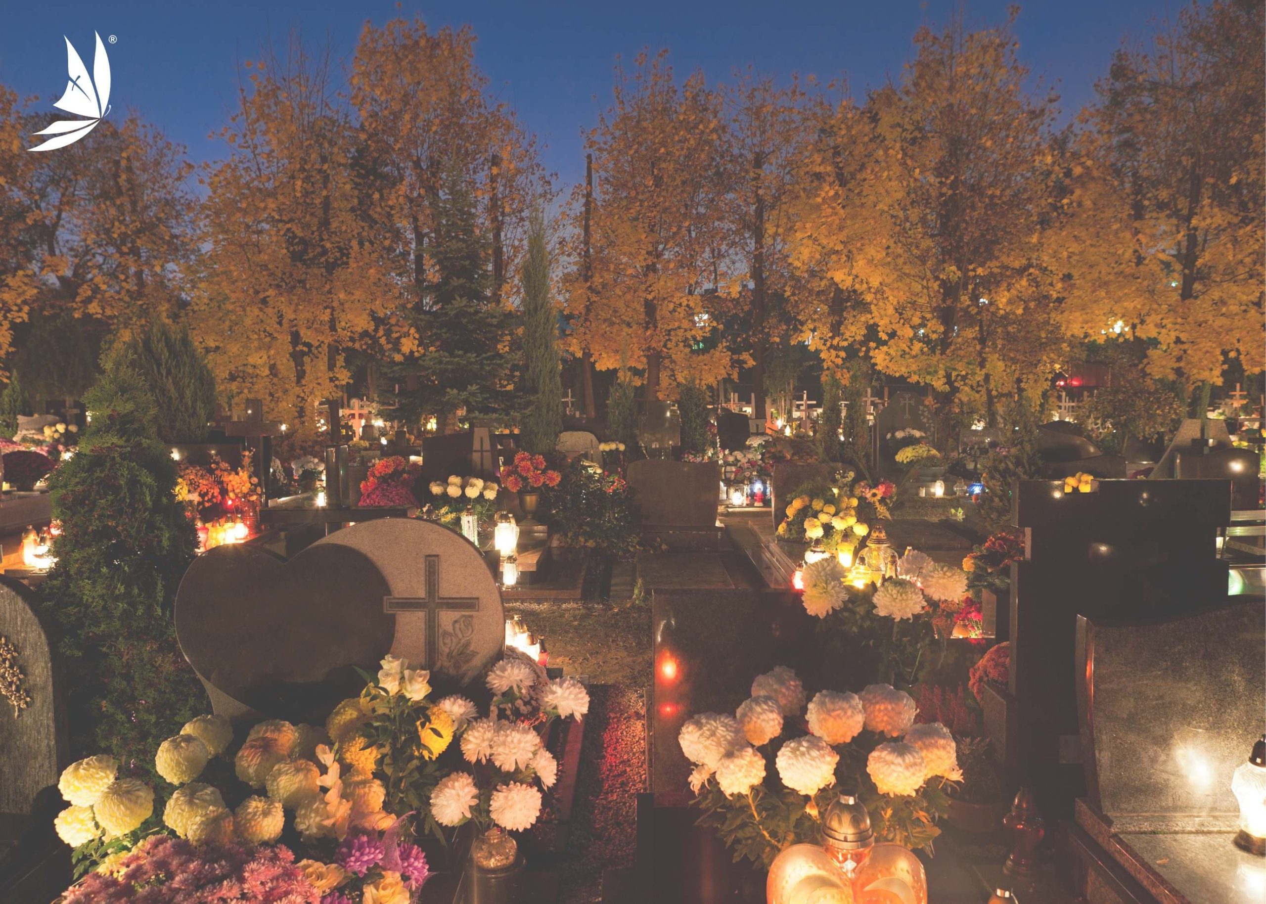 Oct 2025 blog - Fasting for Souls — Finding Purpose in Allhallowtide Family around the Thanksgiving Feast dinner table with mom carving the turkey